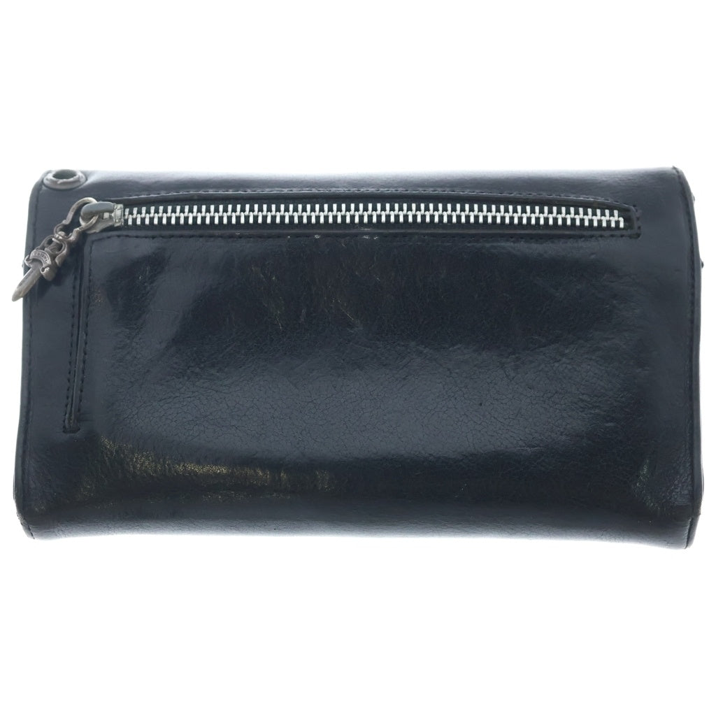 CHROME HEARTS(クロムハーツ) WAVE ウェーブ レザーウォレット 財布 ブラック