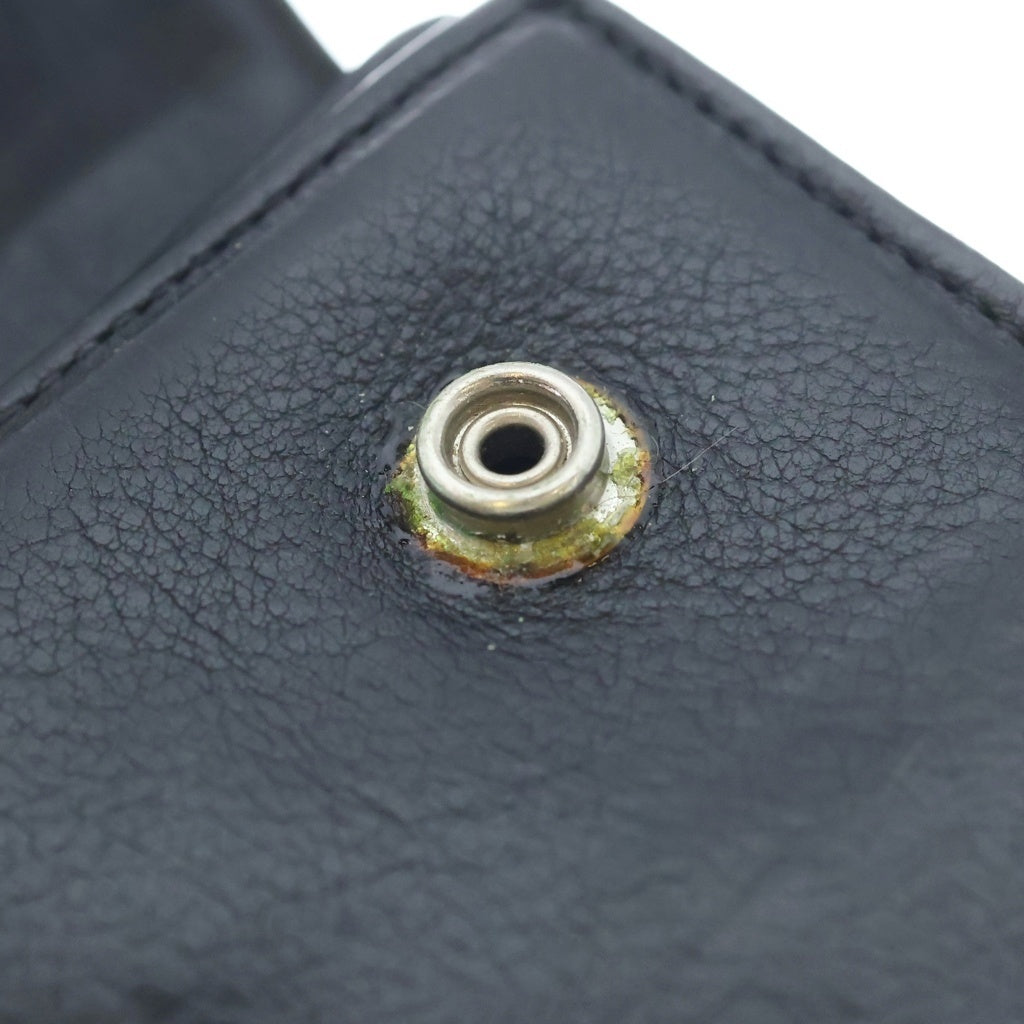 CHROME HEARTS(クロムハーツ) WAVE ウェーブ レザーウォレット 財布 ブラック
