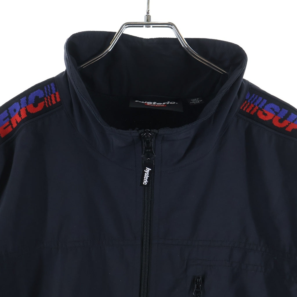 SUPREME(シュプリーム) 24AW ×HYSTERIC GLAMOUR Track Jacket ヒステリックグラマー トラックナイロンジャケット ブラック