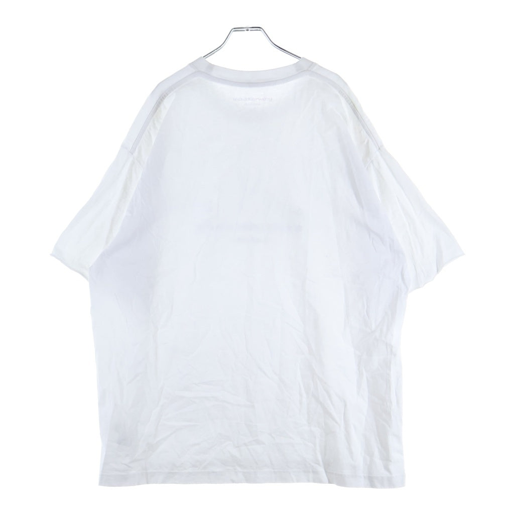 ALEXANDER WANG(アレキサンダーワン) GRAPHIC TEE グラフィック ロゴデザイン クルーネック カットソー 半袖Tシャツ ホワイト UCC3251842