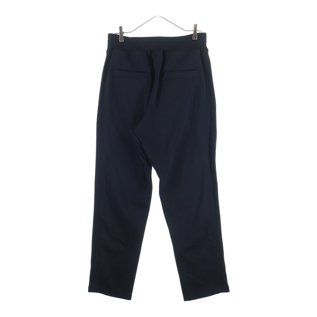 cvtvlist(カタリスト) 3D LOGO PANTS エンブロイダリーデザイン スナップボタン ドローストリング スウェット パンツ ブラック 2101010404