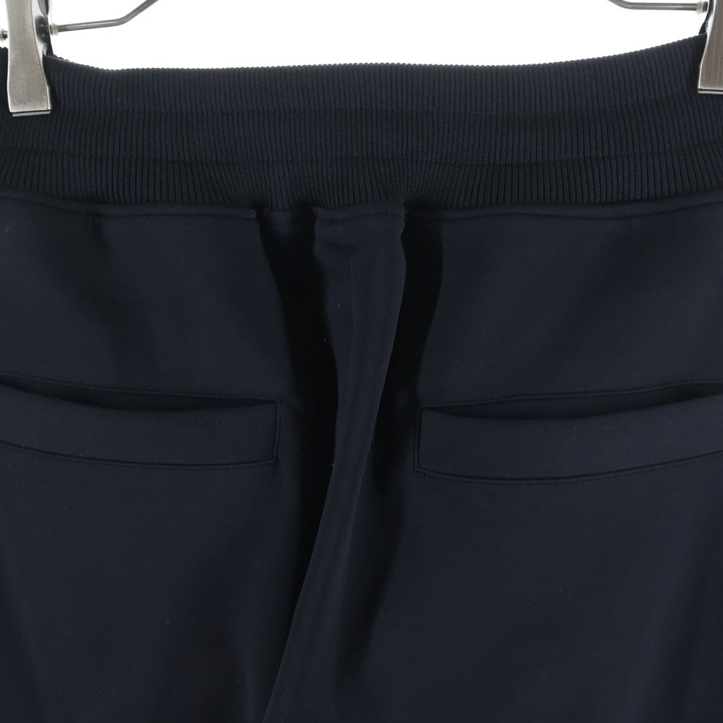 cvtvlist(カタリスト) 3D LOGO PANTS エンブロイダリーデザイン スナップボタン ドローストリング スウェット パンツ ブラック 2101010404
