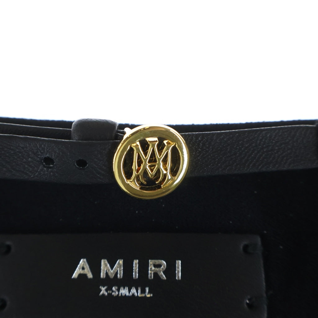 AMIRI(アミリ) LONG SLEEVE KEYHOLE TOP キーホールデザイン ロングスリーブ トップス レディース ブラック