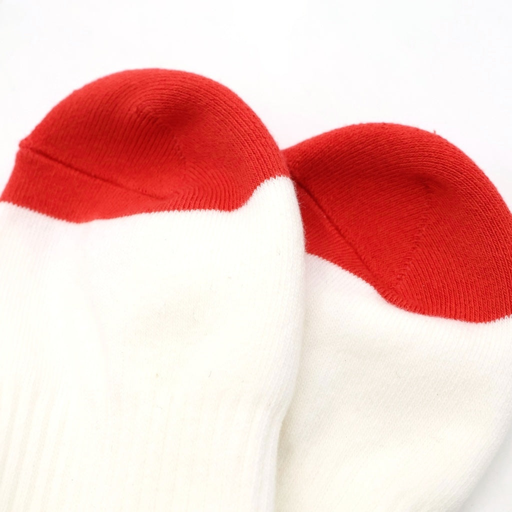 CHROME HEARTS(クロムハーツ) CH SOCKS シーエイチ ロゴデザイン ソックス 靴下 レッド