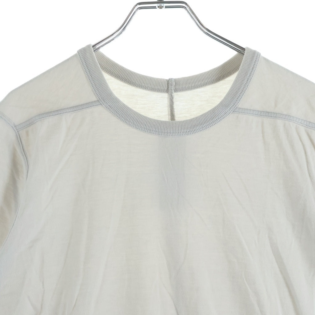 Rick Owens(リックオウエンス) 21SS LEVEL T-SHIRT クルーネック半袖Tシャツ カットソー ホワイト RU21S6264-JA