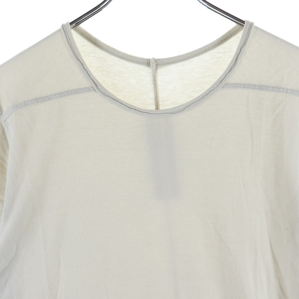 Rick Owens(リックオウエンス) LEVEL T-SHIRT クルーネック半袖Tシャツ カットソー グレー DU02A3250-RN