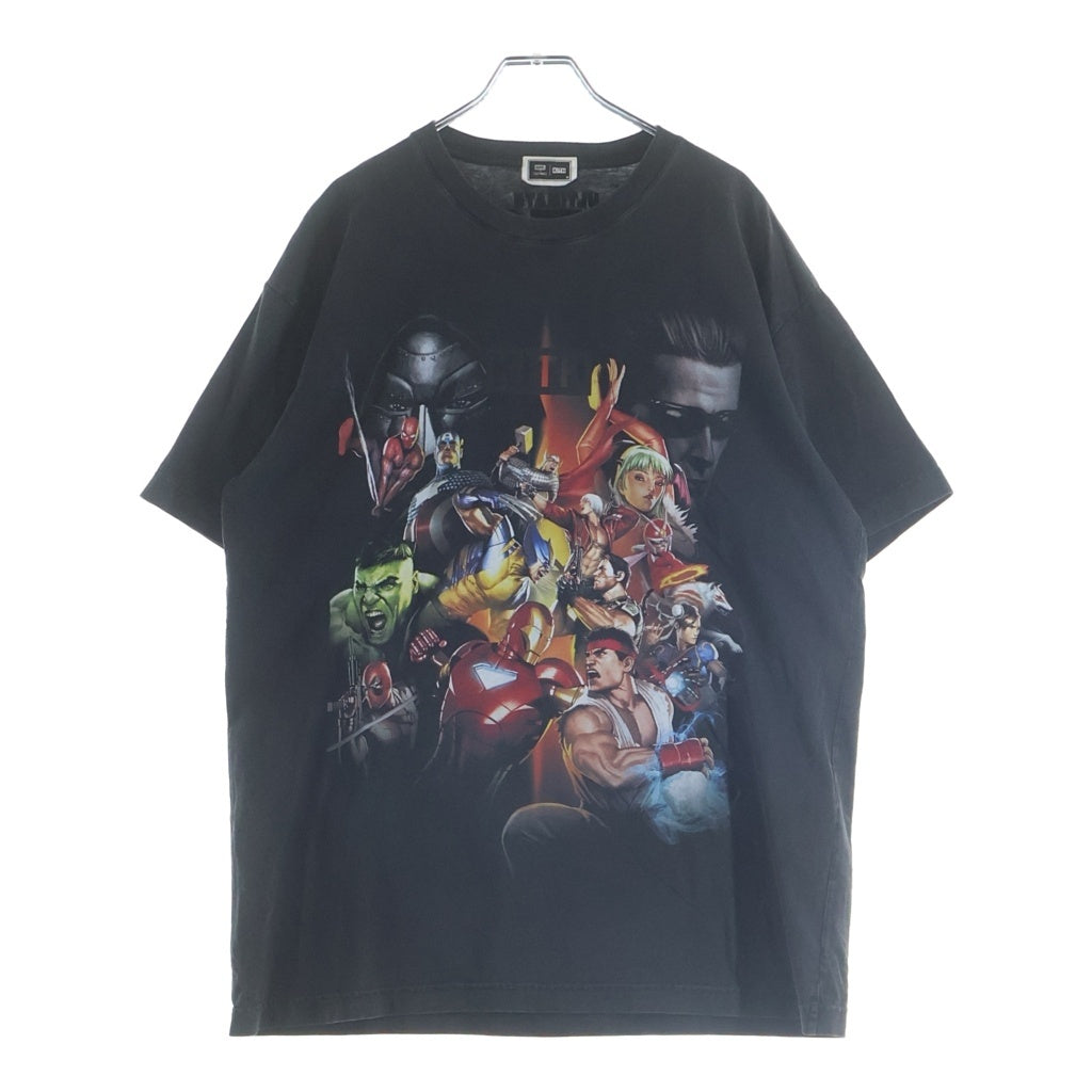 KITH(キス) x Marvel vs. Capcom Ultimate Vintage Tee マーベル バーサス カプコン アルティメット 半袖Tシャツ ブラック