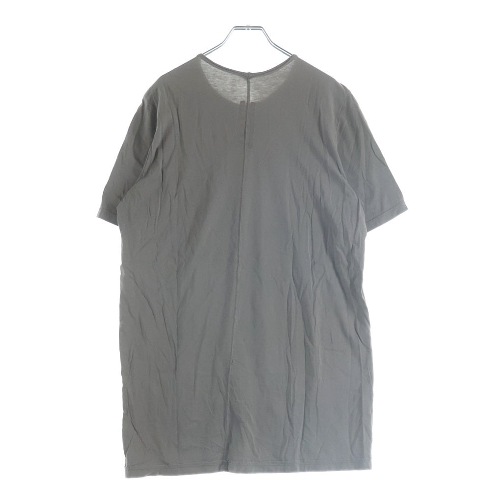 Rick Owens(リックオウエンス) LEVEL T-SHIRT クルーネック半袖Tシャツ カットソー グレー DU02A3250-RN