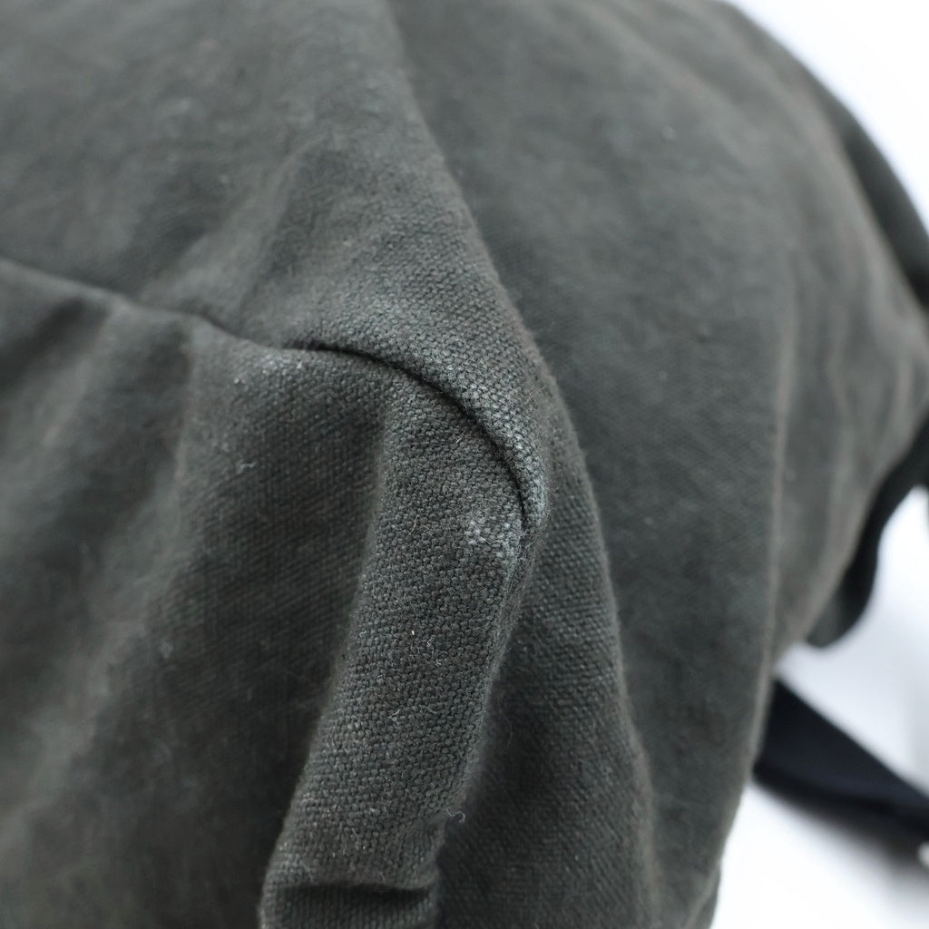 STUSSY(ステューシー) CANVAS CROSSBODY BAG ロゴ刺繍 キャンバス クロスボディバッグ ブラック レディース