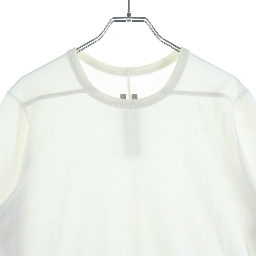 Rick Owens(リックオウエンス) 18SS コットン クルーネック半袖Tシャツ カットソー ホワイト RU18S5264-JA