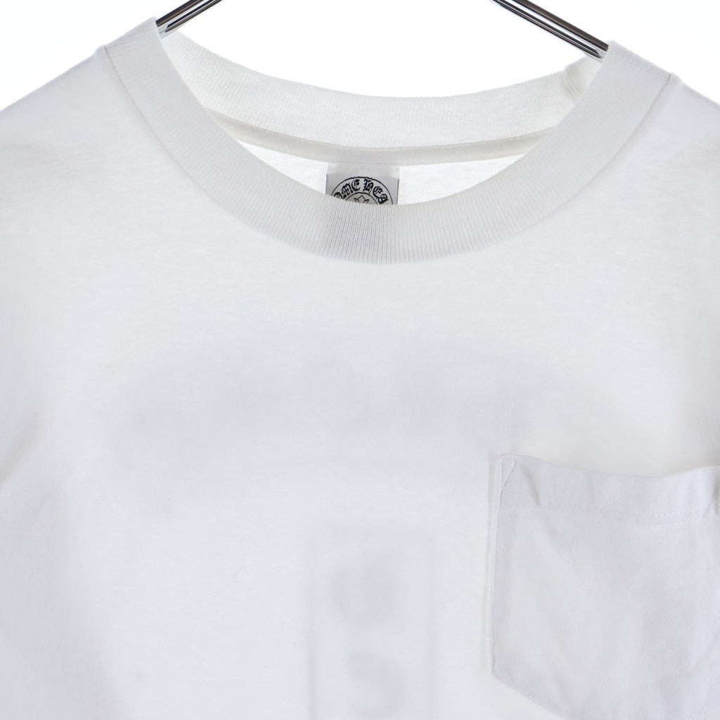 CHROME HEARTS(クロムハーツ) OLD FUCK YOU L/S TEE アームロゴ 長袖Tシャツ ロンT カットソー ホワイト