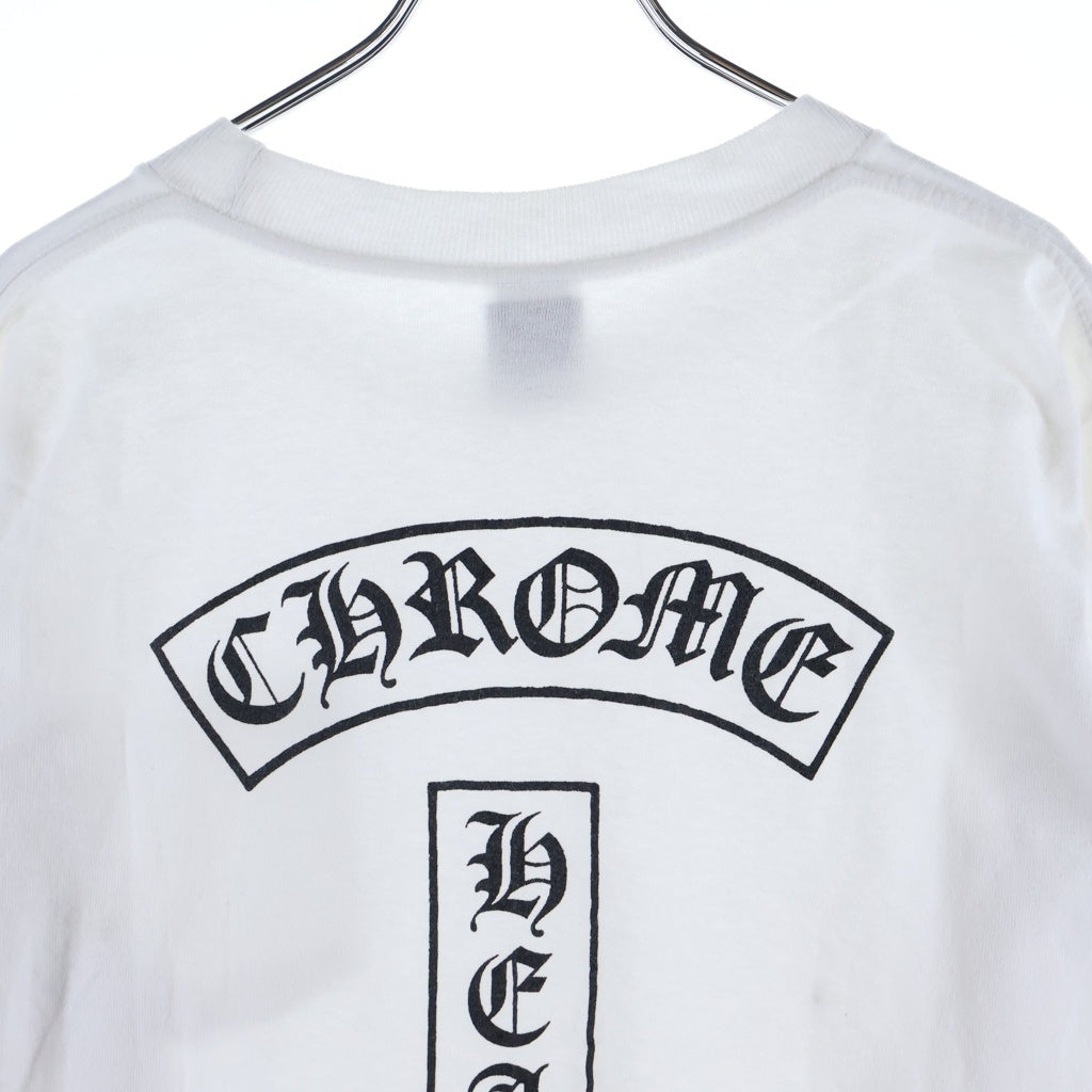 CHROME HEARTS(クロムハーツ) OLD FUCK YOU L/S TEE アームロゴ 長袖Tシャツ ロンT カットソー ホワイト