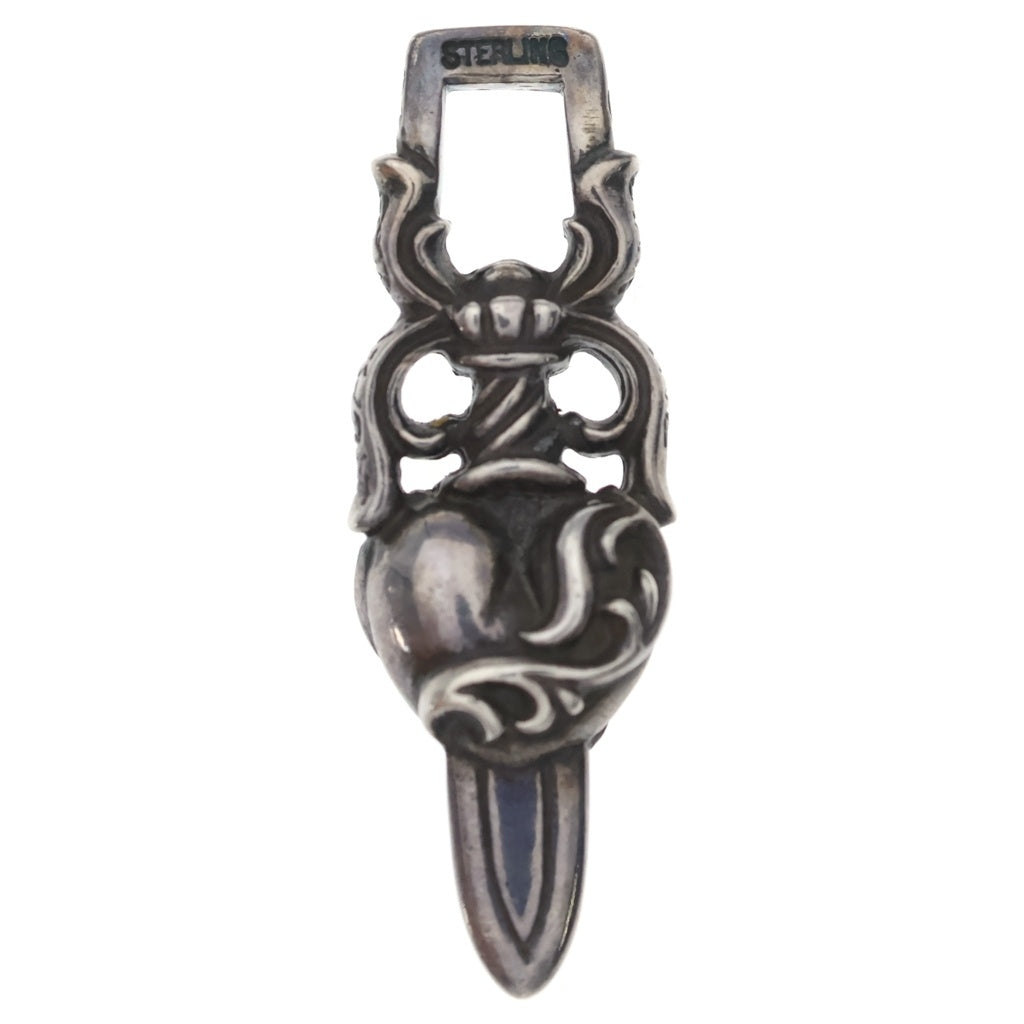 CHROME HEARTS(クロムハーツ) DAGGER HEART ダガーハート ペンダントトップ シルバー BCA243