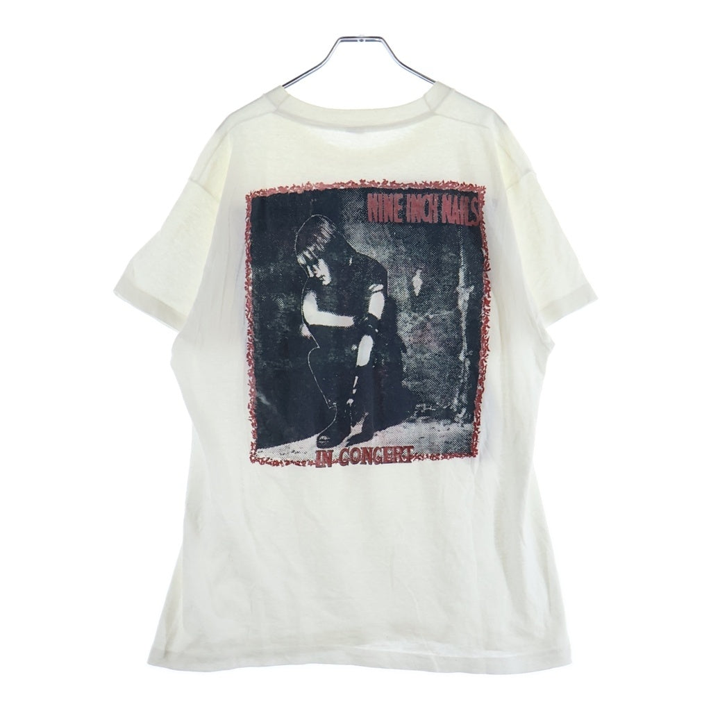 VINTAGE(ヴィンテージ) 90s NINE INCH NAILS parking lot ナイン・インチ・ネイルズ パーキングロット 半袖Tシャツ カットソー ホワイト