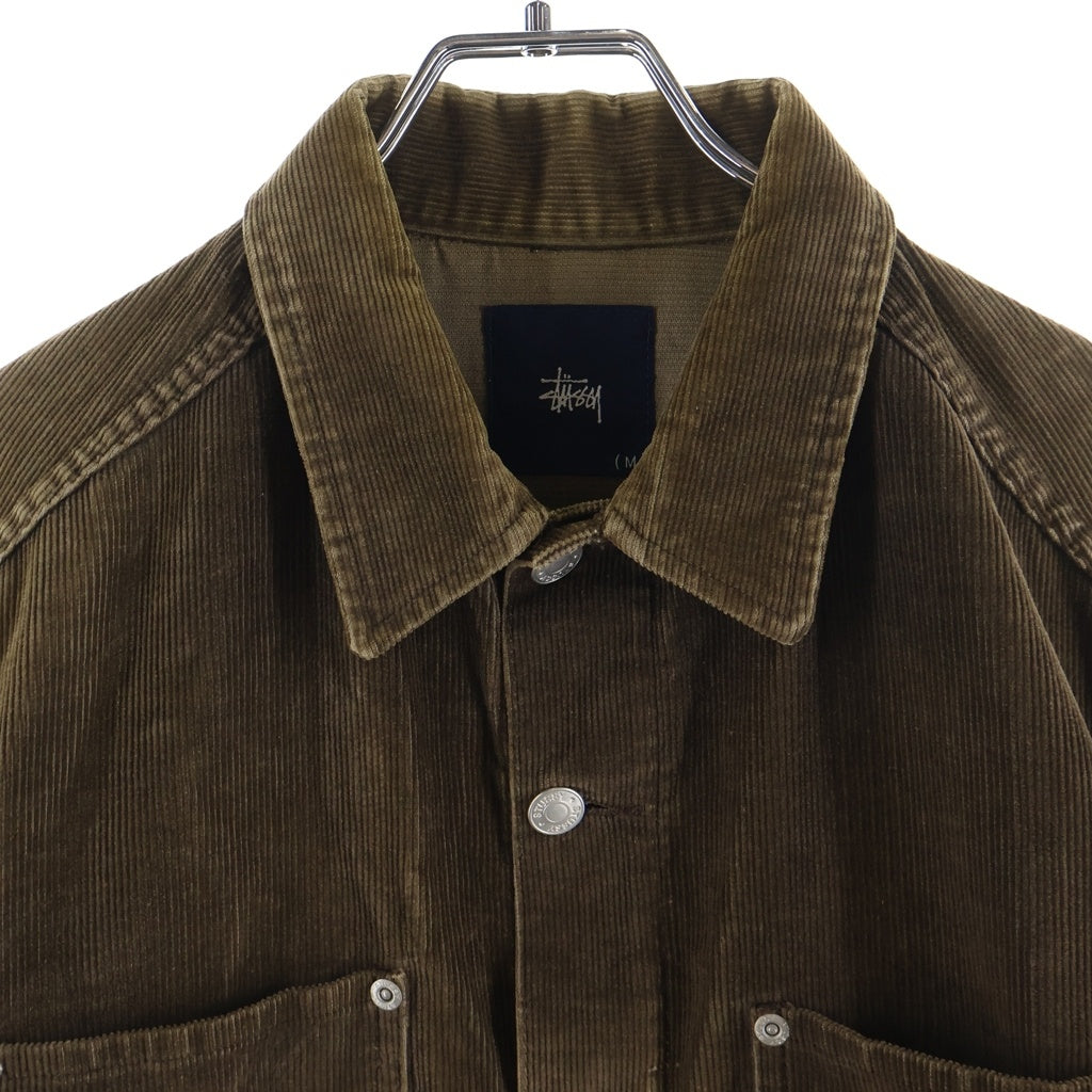 STUSSY(ステューシー) OLD コーデュロイ ワークジャケット ブラウン