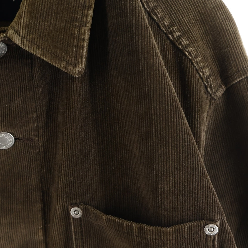 STUSSY(ステューシー) OLD コーデュロイ ワークジャケット ブラウン