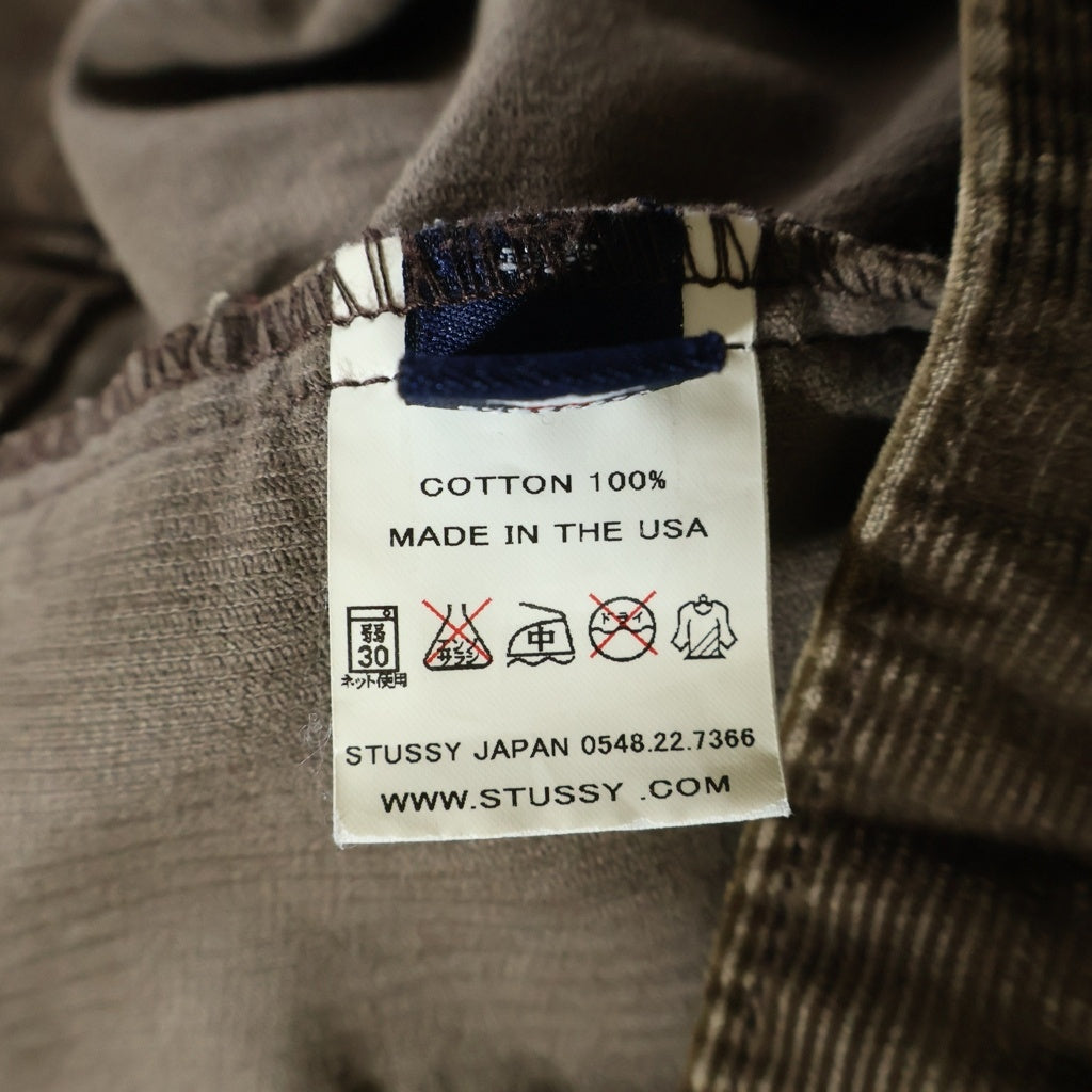 STUSSY(ステューシー) OLD コーデュロイ ワークジャケット ブラウン