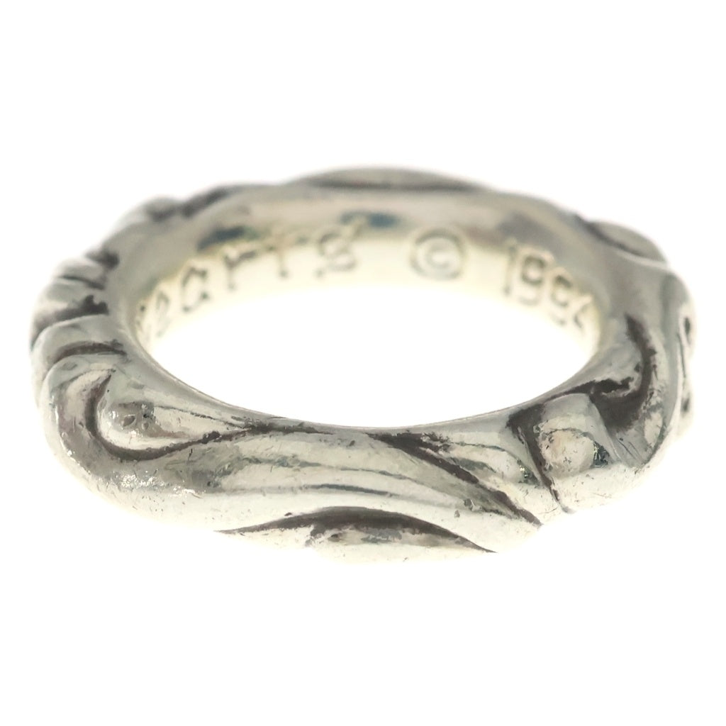 CHROME HEARTS(クロムハーツ) SCRL BAND スクロールバンド リング シルバー BCA351 レディース