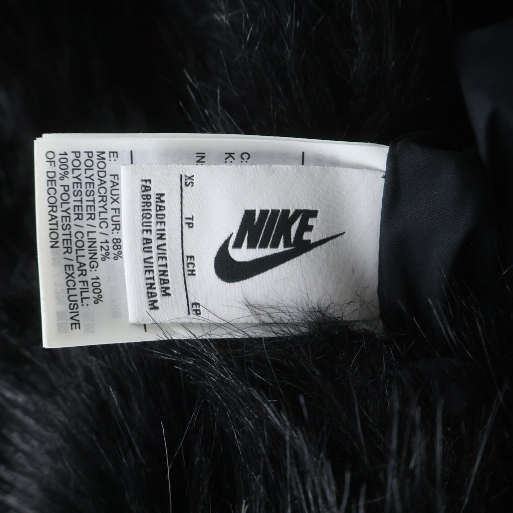 NIKE(ナイキ) ×AMBUSH Reversible Faux Fur Jacket アンブッシュ リバーシブルファージャケット ブラック -