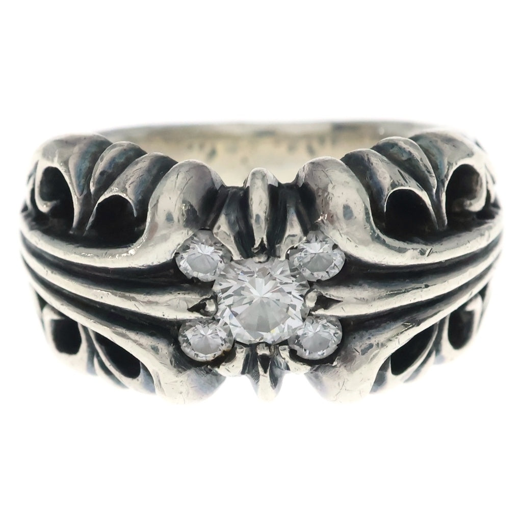 CHROME HEARTS(クロムハーツ) K&T 5PT DIA 5ポイントダイヤ シルバーリング -