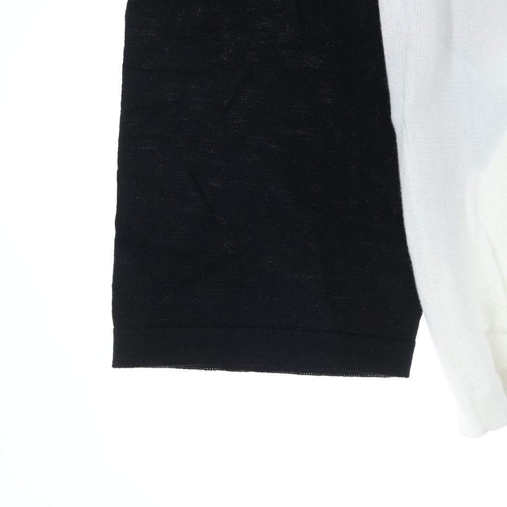 CHROME HEARTS(クロムハーツ) Y NOT CRS PATCH 刺繍 トリプルクロスパッチ付き 長袖Tシャツ カットソー ホワイト/ブラック -