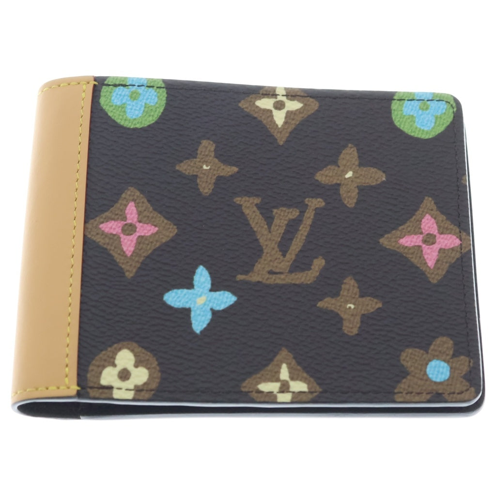 LOUIS VUITTON(ルイヴィトン) 24SS ×Tyler the Creator タイラーザクリエイター ポルトフォイユ ミュルティブル 二つ折り財布 ブラウン レディース
