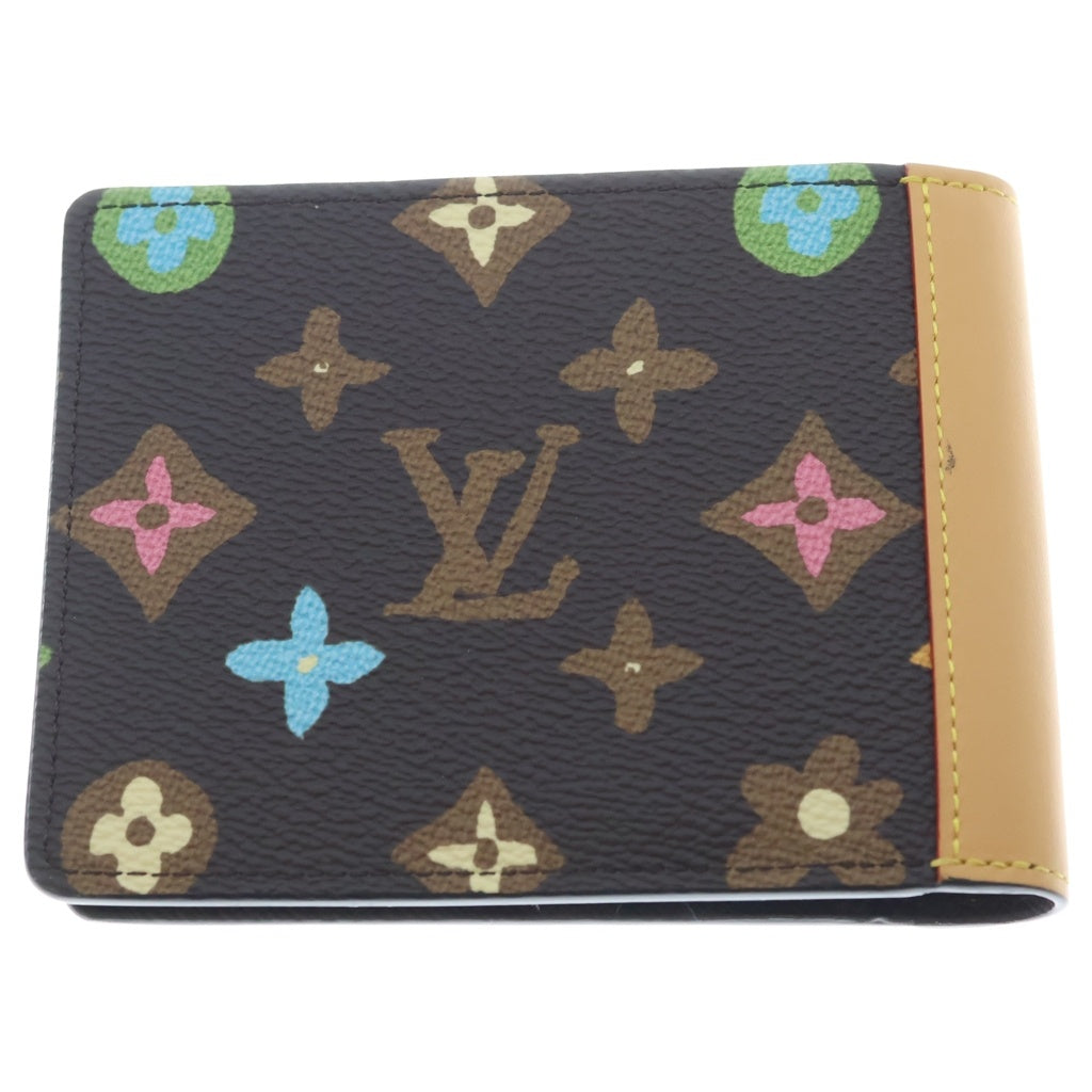 LOUIS VUITTON(ルイヴィトン) 24SS ×Tyler the Creator タイラーザクリエイター ポルトフォイユ ミュルティブル 二つ折り財布 ブラウン レディース