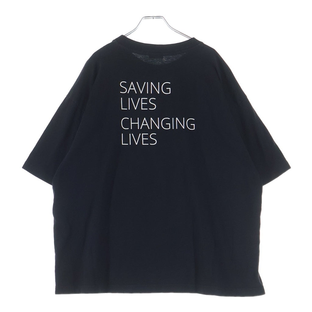 BALENCIAGA(バレンシアガ) WFP ロゴプリント オーバサイズ半袖Tシャツ カットソー ブラック 541874 TCV36