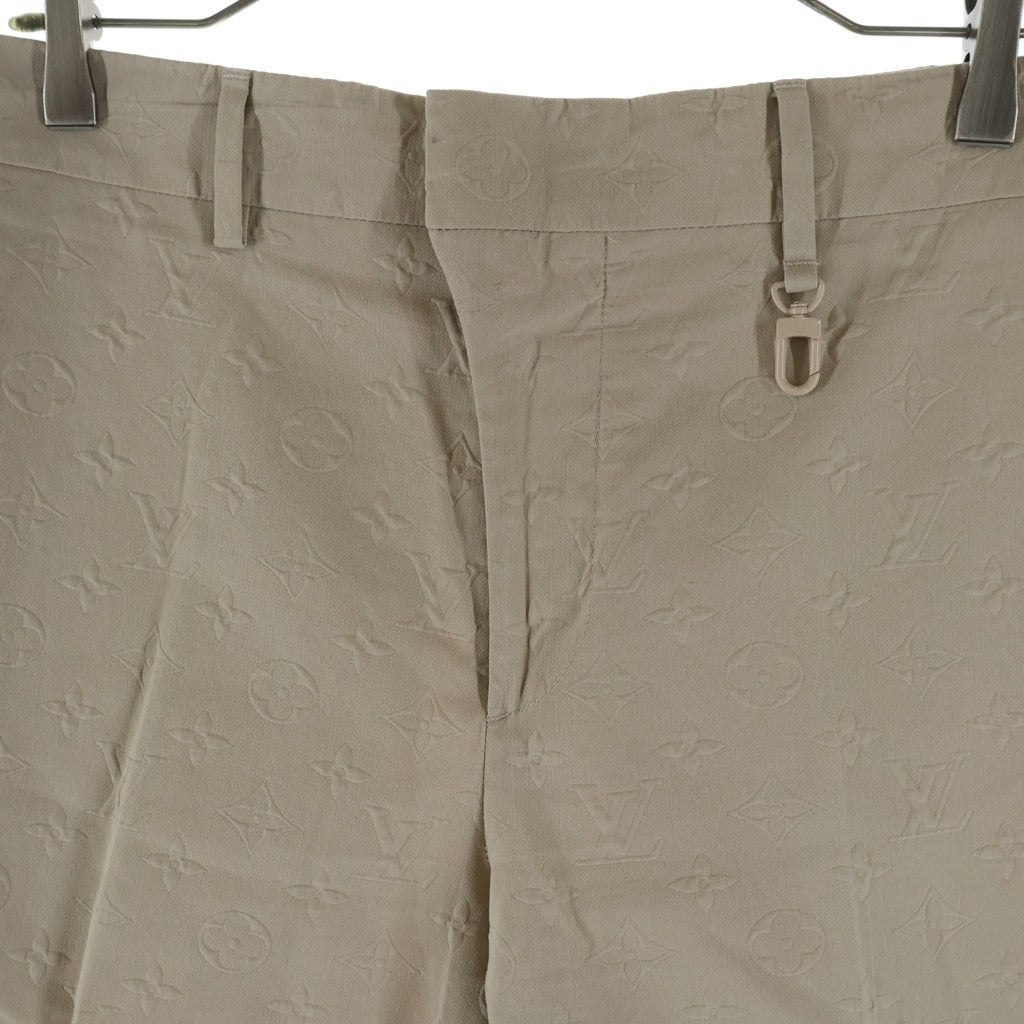LOUIS VUITTON(ルイヴィトン) 22AW モノグラムテーパードスラックス ベージュ RM222Q NN1 HKP42W