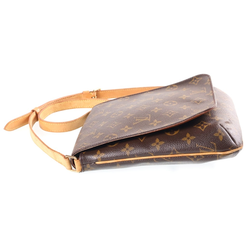 LOUIS VUITTON(ルイヴィトン) ミュゼット サルサ モノグラム レザー ショルダーバッグ ブラウン M51387 レディース