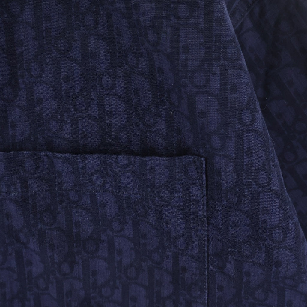 DIOR(ディオール) オブリーク コットン 半袖シャツ ネイビー243D589AY517