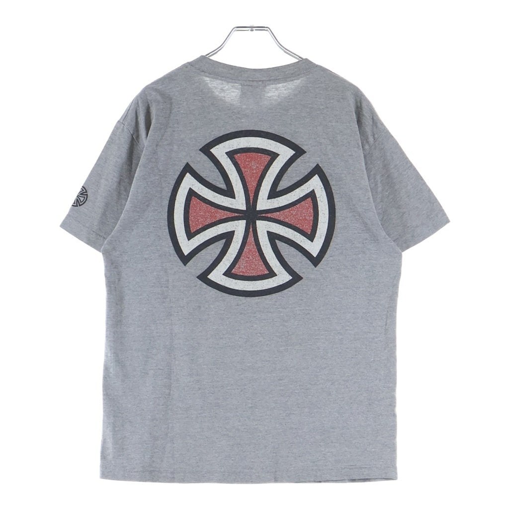 INDEPENDENT(インデペンデント) 90S アイアンクロス 半袖Tシャツ カットソー グレー