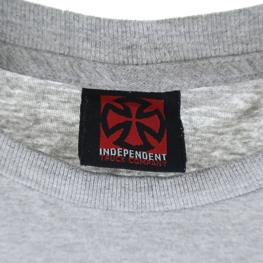 INDEPENDENT(インデペンデント) 90S アイアンクロス 半袖Tシャツ カットソー グレー