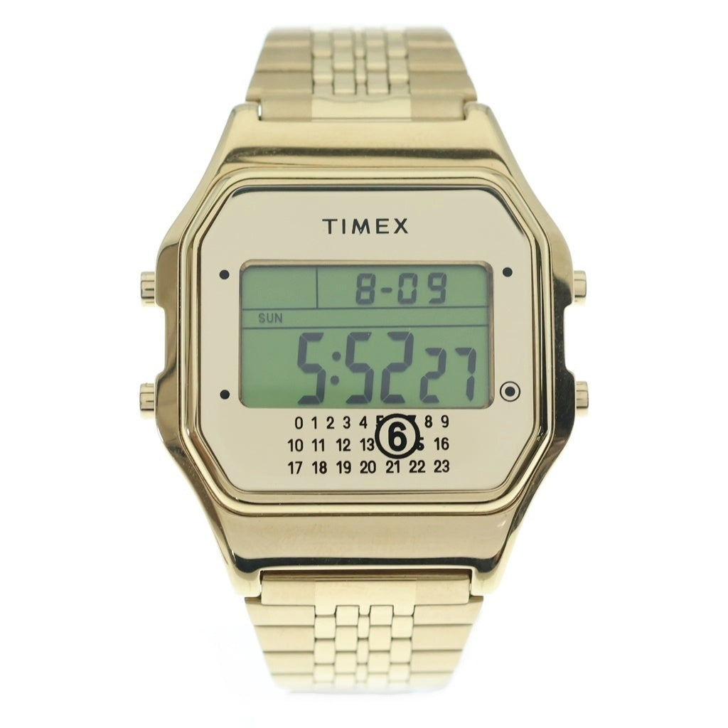 MM6 Maison Margiela(エムエムシックスメゾンマルジェラ) ×TIMEX ×タイメックス T80 ギフトセット ウォッチ 時計 ゴールド M555