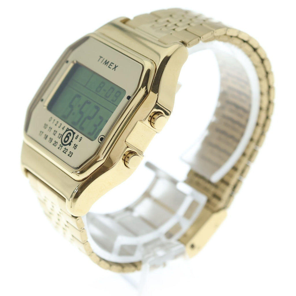 MM6 Maison Margiela(エムエムシックスメゾンマルジェラ) ×TIMEX ×タイメックス T80 ギフトセット ウォッチ 時計 ゴールド M555