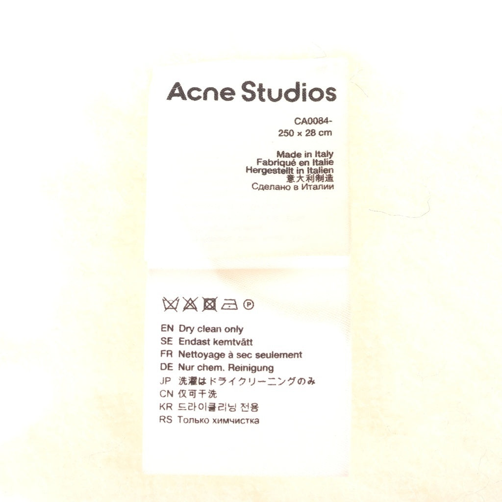 Acne Studios(アクネ ストゥディオズ) モヘアチェックスカーフ マフラー ブラック/ホワイト/グレー レディース