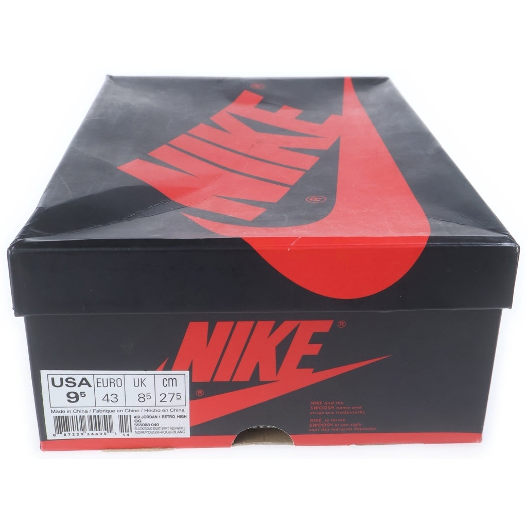 NIKE(ナイキ) Air Jordan 1 Retro High XQ CHINA エアジョーダン1 レトロ チャイナ ハイカットスニーカー マルチ US9.5/27.5cm 555088-040
