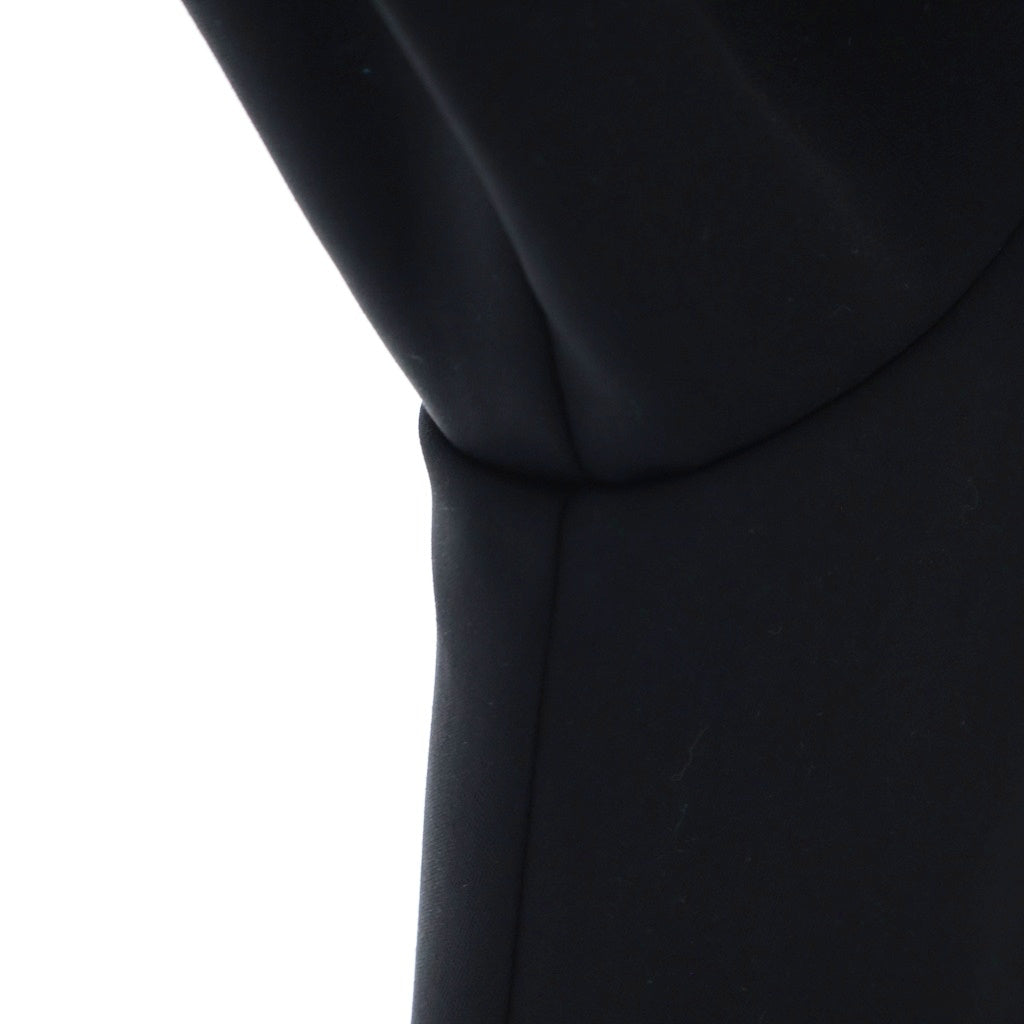 CULLNI(クルニ) 24AW Double Satin Bowtie Shirt ダブルサテンボウタイ長袖シャツ ブラック 24-AW-023B