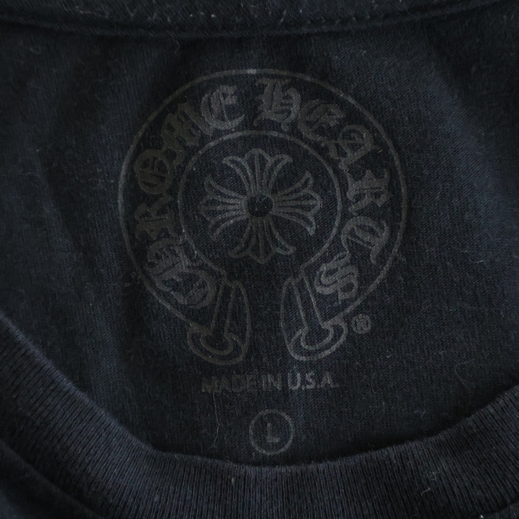 CHROME HEARTS(クロムハーツ) SOUL Limited Horseshoe Tee ソウル限定 ホースシュー クルーネック カットソー 半袖Tシャツ ブラック