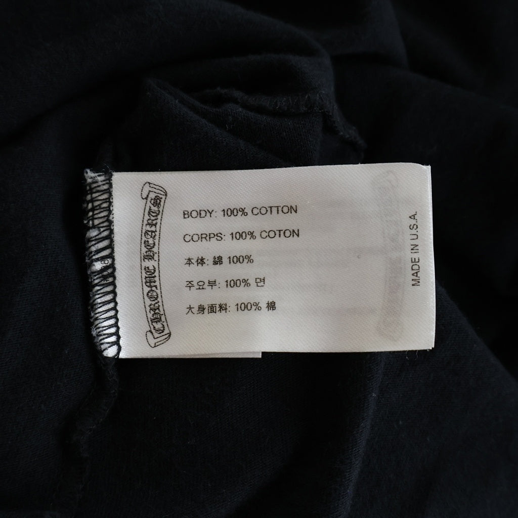 CHROME HEARTS(クロムハーツ) SOUL Limited Horseshoe Tee ソウル限定 ホースシュー クルーネック カットソー 半袖Tシャツ ブラック