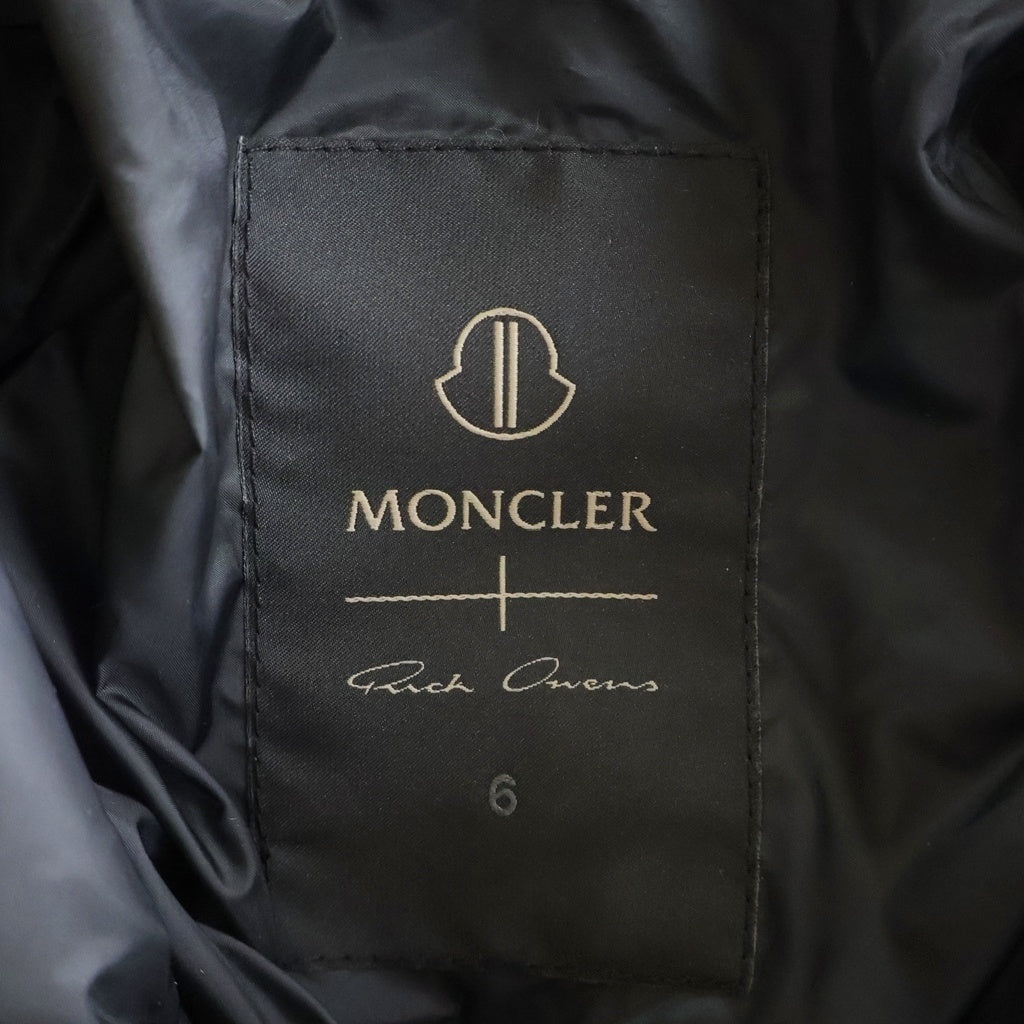 MONCLER(モンクレール) 23AW ×Rick Owens Radiance Flight リックオウエンス ラディアンス フライト ダウンジャケット ブラック I209N1B00001