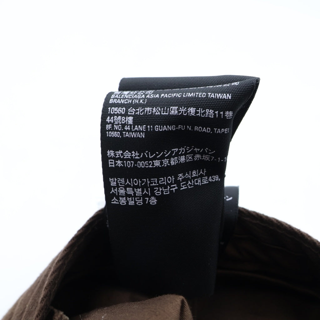 GUCCI(グッチ) ×BALENCIAGA バレンシアガ ザハッカープロジェクト キャンバスキャップ 帽子 ベージュ 680717