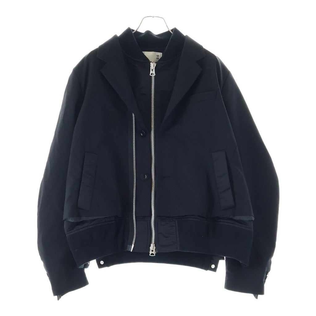 Sacai(サカイ) Suit Jacket スーチングジャケット ブラック