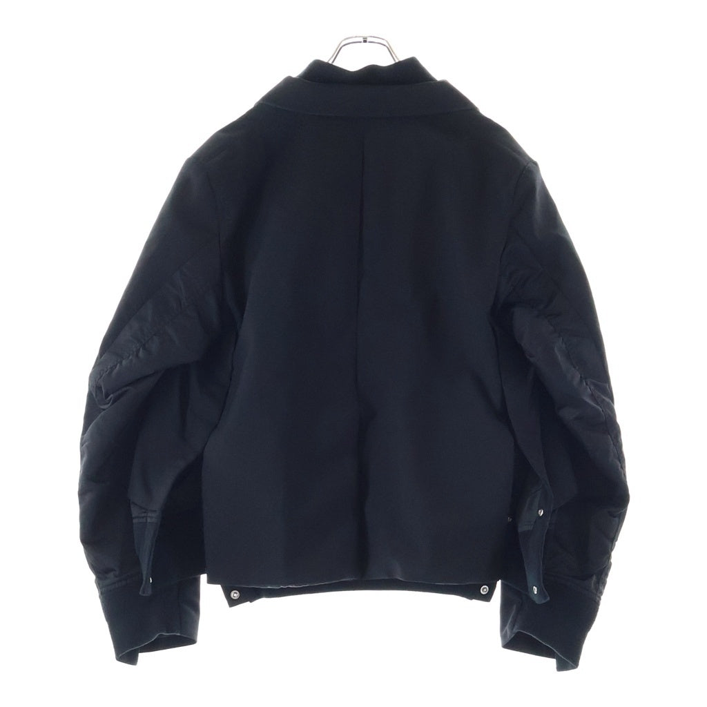 Sacai(サカイ) Suit Jacket スーチングジャケット ブラック