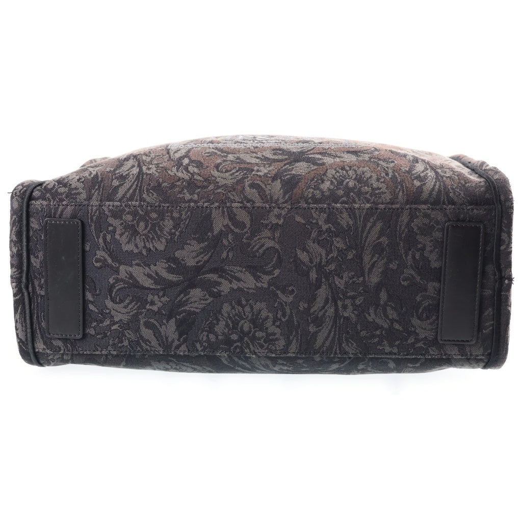 VERSACE(ヴェルサーチ) バロッコアテナ ハンドバッグ ショルダーバッグ ミディアム グレー 1011562 1A09741 レディース