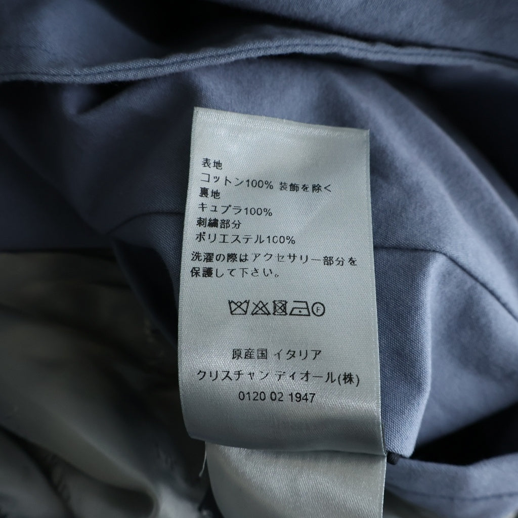 DIOR(ディオール) バックル付きクチュールブルゾン ブルー 313C401A5673