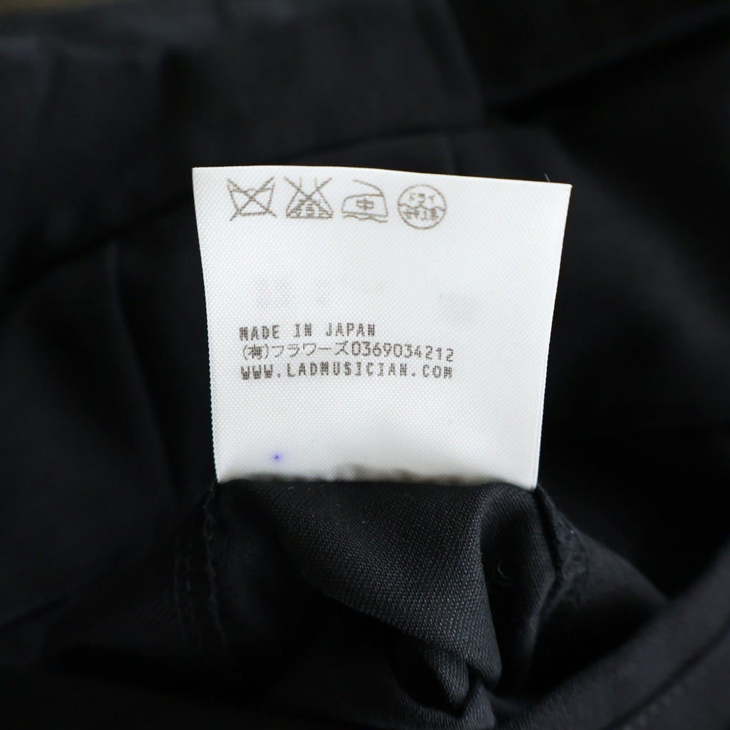 LAD MUSICIAN(ラッドミュージシャン) 24SS OVER WIDE PANTS オーバーワイドパンツ ブラック