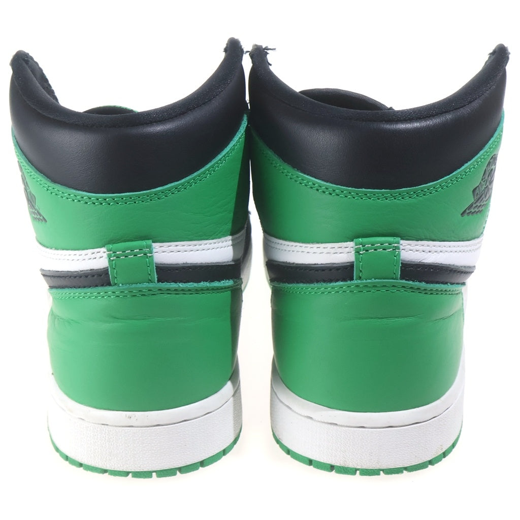 NIKE(ナイキ) AIR JORDAN 1 HI BBLACK LUCKY エアジョーダン1 ラッキー ハイカットスニーカー グリーン US9.5/27.5cm DZ5485-031