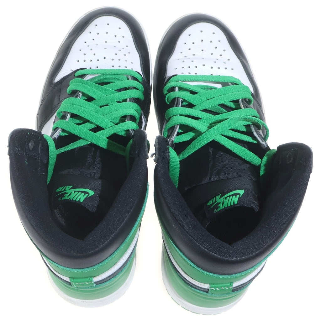 NIKE(ナイキ) AIR JORDAN 1 HI BBLACK LUCKY エアジョーダン1 ラッキー ハイカットスニーカー グリーン US9.5/27.5cm DZ5485-031