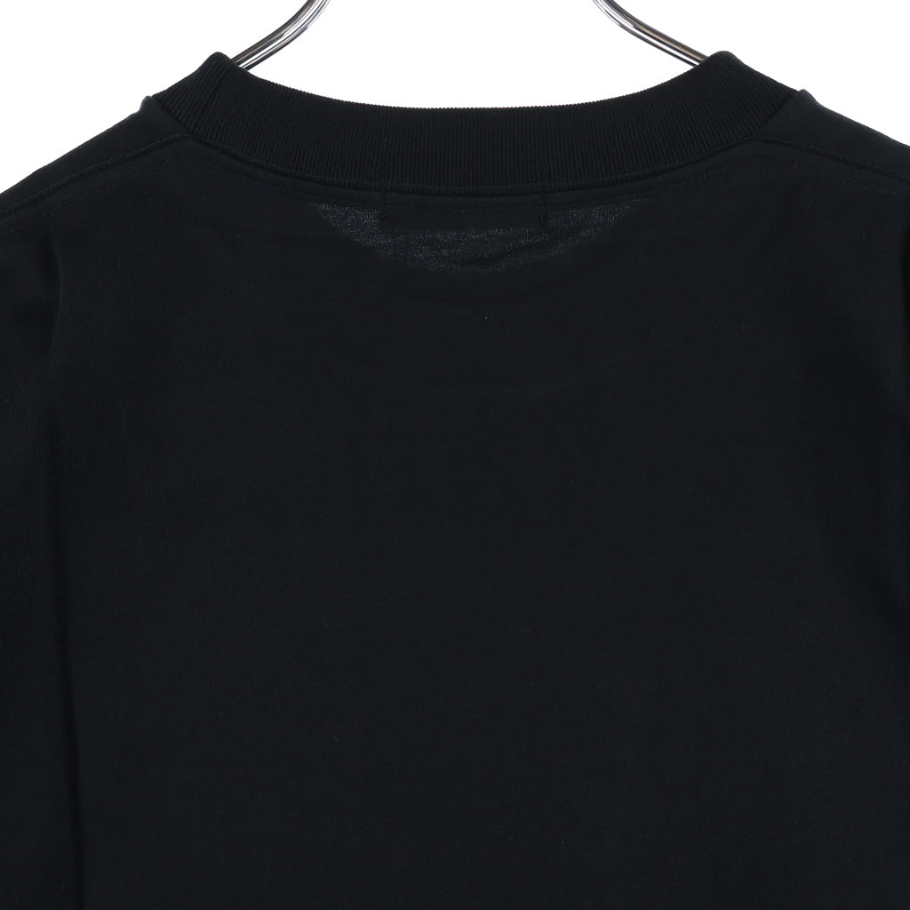 GOD SELECTION XXX(ゴッドセレクショントリプルエックス) 21SS Be My guest SEQUEL ビーマイゲスト ロゴデザイン クルーネック カットソー 半袖Tシャツ ブラック GX-S21-BMGST-02